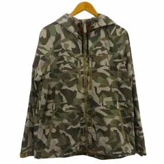 ハンティングワールド HUNTING WORLD 美品 カモフラ ブルゾン ジャケット 裏地メッシュ 緑 グリーン Lのサムネイル