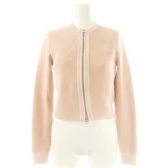 カルバンクラインジーンズ Calvin Klein Jeans ロゴ刺繍 ジップアップカーディガン ニットキャミソール 2点セット S ピンク /DF ■OS