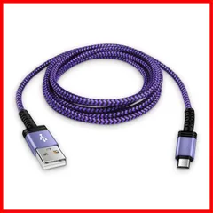 A-マイクロb ケーブル Micro充電コード【1.8M/付き】スマホ データケーブル ケーブル 急速充電 type-b type ps4 コントローラー usb usbコード Android スマホ充電ケーブル usb タイプbケーブル 高速データ転送 マイ