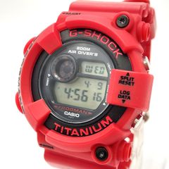 【K665】CASIO/G-SHOCK(ジーショック)/DW-8200F-4JR/フロッグマン/ノーマル赤蛙/レッド