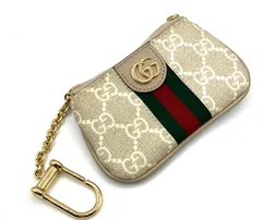 【新品】GUCCI GG キーポーチ ポーチ GGエンブレム〕キーポーチブルー＆アイボリー デニム | GUCCI公式
