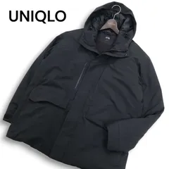 24AW★ UNIQLO ユニクロ 秋冬 ハイブリッド ダウンパーカ★ ダウン ジャケット コート Sz.M メンズ 黒