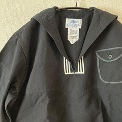 US NAVY SAILOR SHIRTS セーラー マリン ミリタリー トップス BLACK