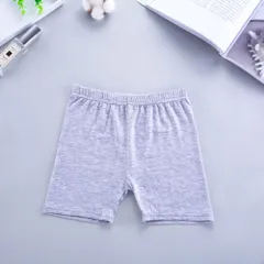 ☆ グレー ☆ 120cm ☆ オーバーパンツ キッズ pmypant07 女の子 オーバーパンツ 伸縮性 ボクサー ブリーフ 3分丈 ショーツ スパッツ パンツ 三分丈 下着 子供 キッズ ジュニア インナー インナーウエア 子ども こども ファッション