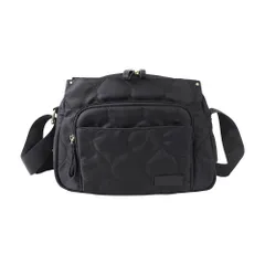 ☆ ブラック ☆ LIZDAYS 3層収納キルティングナイロンショルダーバッグ LIZDAYS リズデイズ ショルダーバッグ lz70507 ショルダーバック 斜めがけ 斜め掛け 肩掛けカバン キルティング バッグ バック レディース おしゃれ はっ水 撥水