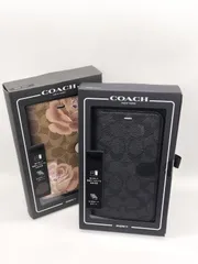 新品 未使用 iPhone 13 COACH（R）ブックタイプケース ブラック iPhone 16 Plus用 COACH（R）ハードケース／SIGNATURE Black