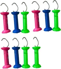 【在庫処分】Freneci 電気柵用ゲートハンドル10個セット、付属品