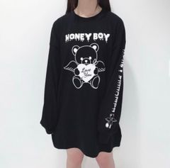 Honey Cinnamon ハニーシナモン エンジェルリボンスウェット ブルー 