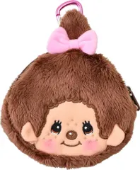 モンチッチ ミニポーチ カラビナ付 バックチャーム ぬいぐるみ  モンチッチちゃん girl