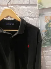 古着 XL  ポロシャツ ラルフローレン RALPH LAUREN 黒 ブラック