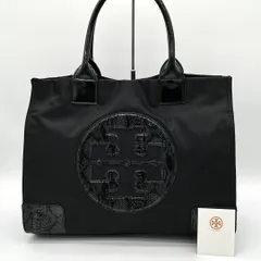 未使用級　TORY BURCH トートバッグ ネイビー カゴバッグ ロゴ TORY BURCH トリーバーチ トートバッグ ネイビー カゴ ラフィア
