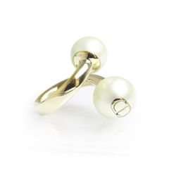 クリスチャンディオール トライバル バルーン パール リング 指輪 Mサイズ ＃12号 ゴールド R2197WOMRS 箱付 Christian Dior（未使用　展示品）