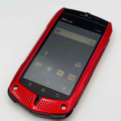 au G'zOne IS11CA NEC カシオ レッド 赤