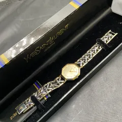 イヴサンローラン 腕時計 4620-E66661Y 黒文字盤 レディース (Ｏ) 楽天市場】【中古】YVES SAINT LAURENT | イヴ・サンローラン