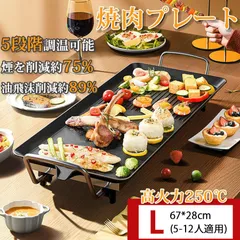【10%OFFクーポン】ホットプレート 焼肉プレート 煙がでない 無煙 電気 ホットプレート 温度調節可能 家庭用 お手入れ簡単 煙が出ない調理 1400W  バーベキュー 焼肉グリル おうち焼肉 krj01 東祥