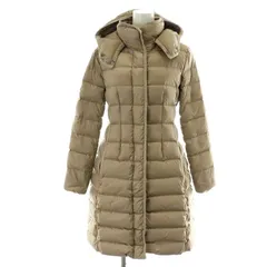 アナイ ANAYI 17AW ダウンコート ロング ジップアップ フード スタンドカラー 36 S 茶 ブラウン /NW15のサムネイル