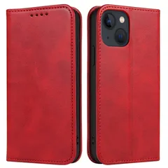 【特価セール】スタンド機能 カード収納 マグネット式 iphone 放熱性 着脱しやすい ケース13 軽量 耐衝撃 レザー 対応 携帯カバー 手帳型 360度保護 スマホケース ケース PinLiSheng ケース ケース (レッド イフォン13 13 iph