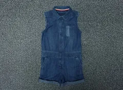 120 Tommy Hilfiger(トミーヒルフィガー) キッズ デニム 半ズボン オールインワン