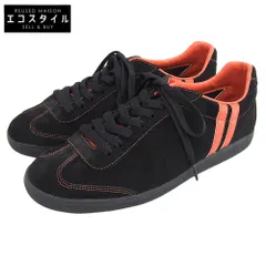 PATRICK パトリック 新品同様 PATRICK パトリック アートイス・オリジン スエード シューズ メンズ ブラック×オレンジ 43 3460249 43