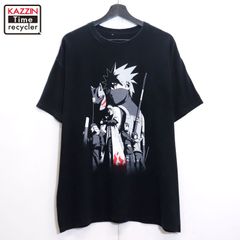 00s NARUTO カカシ アニメ 半袖Ｔシャツ メンズ 表記XLサイズ