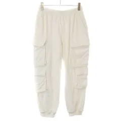 LOUIS VUITTON ルイヴィトン 19SS Velour Monogram Pants ベルベットモノグラムカーゴパンツ JZA HGY83W ホワイト Sのサムネイル