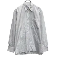 TOMMY HILFIGER 長袖 チェックシャツ トミーフィルフィガー M ホワイト ポケット 古着卸 アメリカ仕入 a702-5671のサムネイル