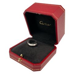 カルティエ CARTIER リング・指輪 ミニラブ K18ホワイトゴールド レディース