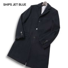 SHIPS JET BLUE シップス 秋冬 ウール☆ チェスター コート Sz.M