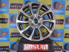 バルミナ　T10　15インチ　中古ホイール　4本セット　5.5J-15　4H100　+42　BALMINUM　ノート　デミオ　神奈川県