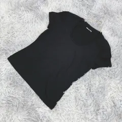 ＃【良品】comme ca du mode コムサデモード  カットソー【9】モード  ヘルシー  レディース  黒系  ブラック【送料無料】のサムネイル