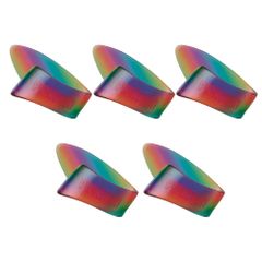 Pickboy ピックボーイ ギターサムピック TP-17 レインボーM-sizeセルロイド素材5個入り フィンガーピッキングのスタイルで使用します