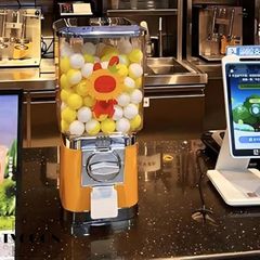 ガチャガチャ 本体 業務用 ガチャマシン レトロ 機械 引き出し 100円硬貨用 楽しいカプセルマシン ガチャマシーン ドーム型 カプセルマシン 家庭用 楽しいカプセ
