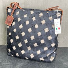 美品】石田創芸 本革 パッチワーク 3way リュック ショルダーバッグ