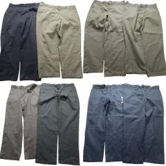 古着卸 まとめ売り ディッキーズ Dickies 874 ワーク パンツ 8枚セット (メンズ 40 /42 )  ベージュ ネイビー グレー 中古 古着 NA2024
