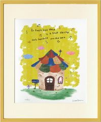 美品 Clyv クリーブ ゴールデンハート 絵画 版画 額装 499/s800 - メルカリ