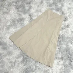 【美品】adapt retailing  アダプトリテイリング  ロングスカート【F】大人カワイイ  フェミニン  レディース  ベージュ系  明るい薄茶色  【送料無料】