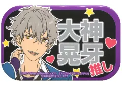 【中古】バッジ・ピンズ(キャラクター) 大神晃牙 スクエア型推し缶バッジ～制服ver.～vol.2 「あんさんぶるスターズ!」