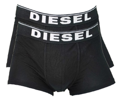 【Sサイズ】DIESEL(ディーゼル)  メンズボクサーパンツ ブラック 2枚セット 男性下着 SUAG-JKKB