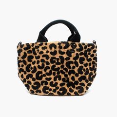 【FABRICO / ファブリコ】ジュートバッグ XS「panther」/  ショルダー トート ハンド パンサー 豹柄