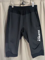 ATHLETA アスレタ 七分丈 トレーニングパンツ 黒 O