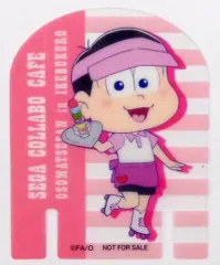 【中古】小物(キャラクター) トド松(アメリカンカフェ) クリアミニPOP 「セガコラボカフェ おそ松さん」 ドリンクメニュー特典