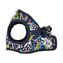 ペット用品 犬 ハーネス 犬用胴輪 PUPPIAパピア BOTANICAL HARNESS B ハーネスB ネイビー(2カラー）のサムネイル