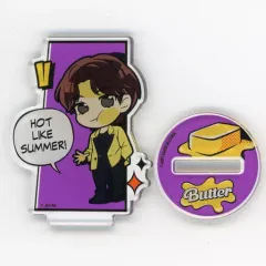 【中古】アクリルスタンド・アクリルパネル ブイ(BTS/防弾少年団) 「ぴた!でふぉめ TinyTAN アクリルスタンド Butter」