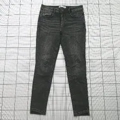 ◇ Θ ZARA ザラ カジュアル系 デニムジーンズ サイズM グレー系 レディース E  【1508250010040】