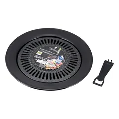 和平フレイズ 焼肉プレート カロリースリム・ストーニアII 30cm 丸型 テフロンセレクト加工 CR-3362