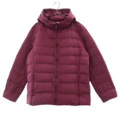 新品タグ付き★UNIQLO フード付きダウンジャケット XL パープル 24-09-17-z4_1.jpg