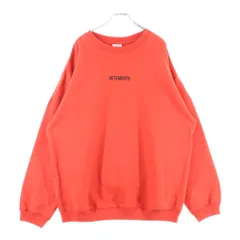 VETEMENTS (ヴェトモン) 20AW LOGO SWEAT SHIRT ロゴスウェットシャツ クルーネックトレーナー レッド UAH20TR726のサムネイル