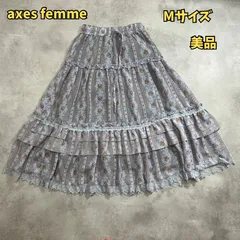 axes femme  アクシーズファム　フレアスカート　Mサイズ　レディース　美品【B-3】