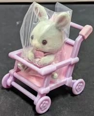 エポック社 シルバニアファミリー 赤ちゃんコレクション 赤ちゃん&ベビーカーセット わたウサギの赤ちゃん コンフリー