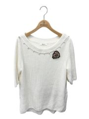 ルネ 6032870 セーター 38 ホワイト フェイクパール ITE0UNW3V4F4